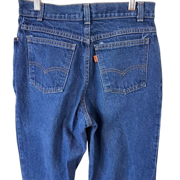 Vintage 80s Levi's Misses Orange Tab Straight Leg High Rise Jeans - Picture 11 of 13